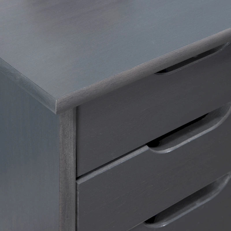 Meuble de rangement roulant gris 26 tiroirs