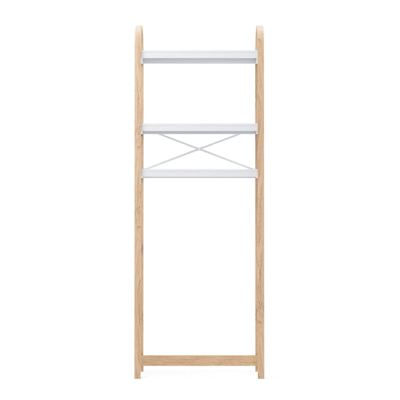 Étagère de salle de bain en bois