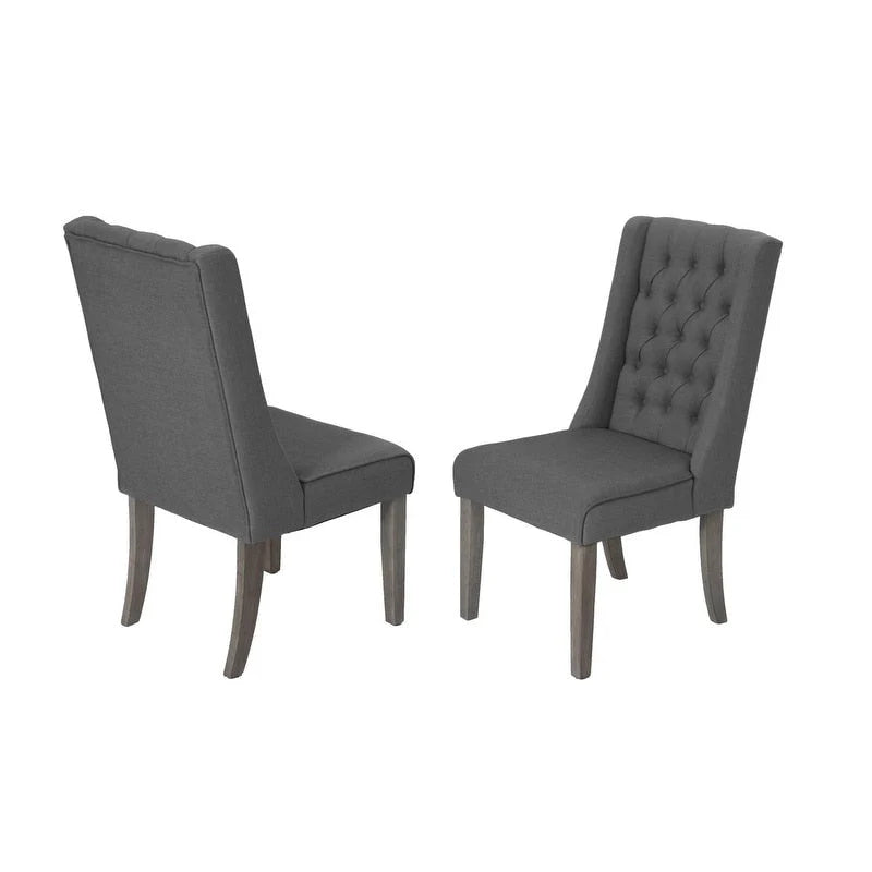Ensemble de salle à manger 9 pièces rustique extensible gris de Best Quality Furniture