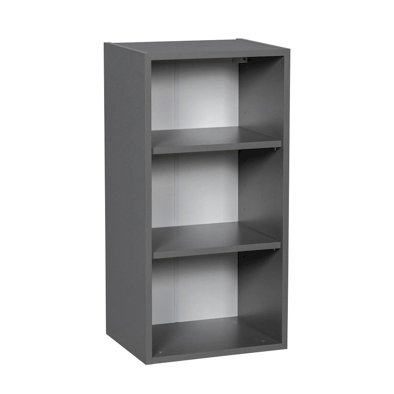 Armoire murale 9 x 30 - Porte simple - Grise - 9 x 30 x 12