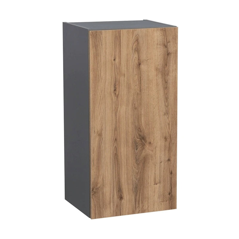 Armoire murale 9 x 30 - Porte simple - Grise - 9 x 30 x 12