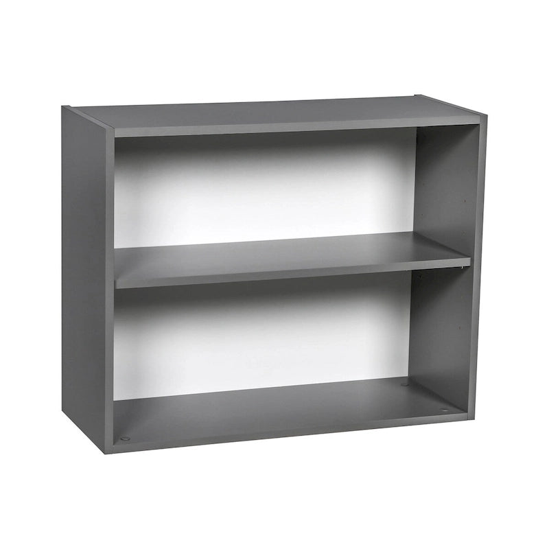 Meuble haut de 36 x 24 - Double porte - Gris - 36 x 24 x 12