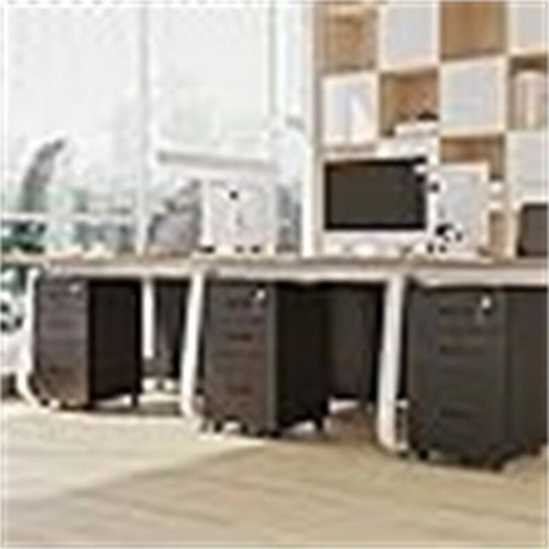 Classeur mobile en bois à 3 tiroirs - 26,5P x 18,6L x 6,9H