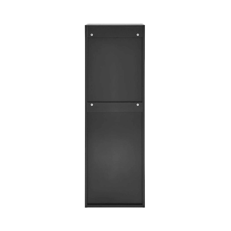Armoire à linge 15 L x 46 H x 12 P en noir fantôme