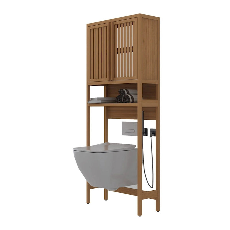 Étagère de rangement de toilette pour salle de bain indépendante